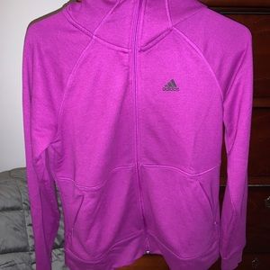 Purple zip up hoody